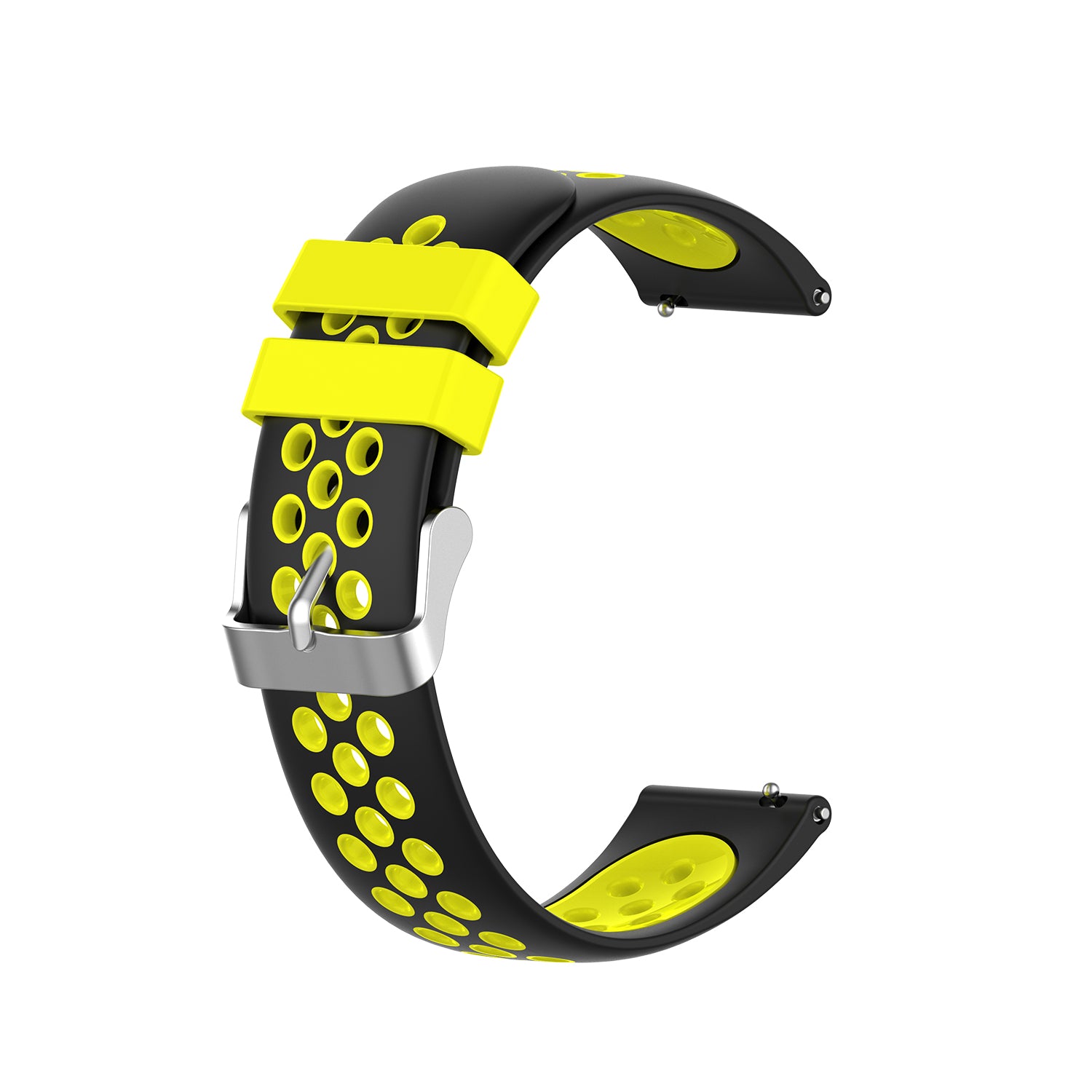 Dobbeltfarvet blød silikone Smart Watch erstatningsrem 22 mm til HUAWEI Watch GT2 46 mm Dobbeltfarvet blød silikone Smart Watch erstatningsrem 22 mm til HUAWEI Watch GT2 46 mm